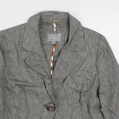Womens UK Size 10 Per Una Grey Jacket