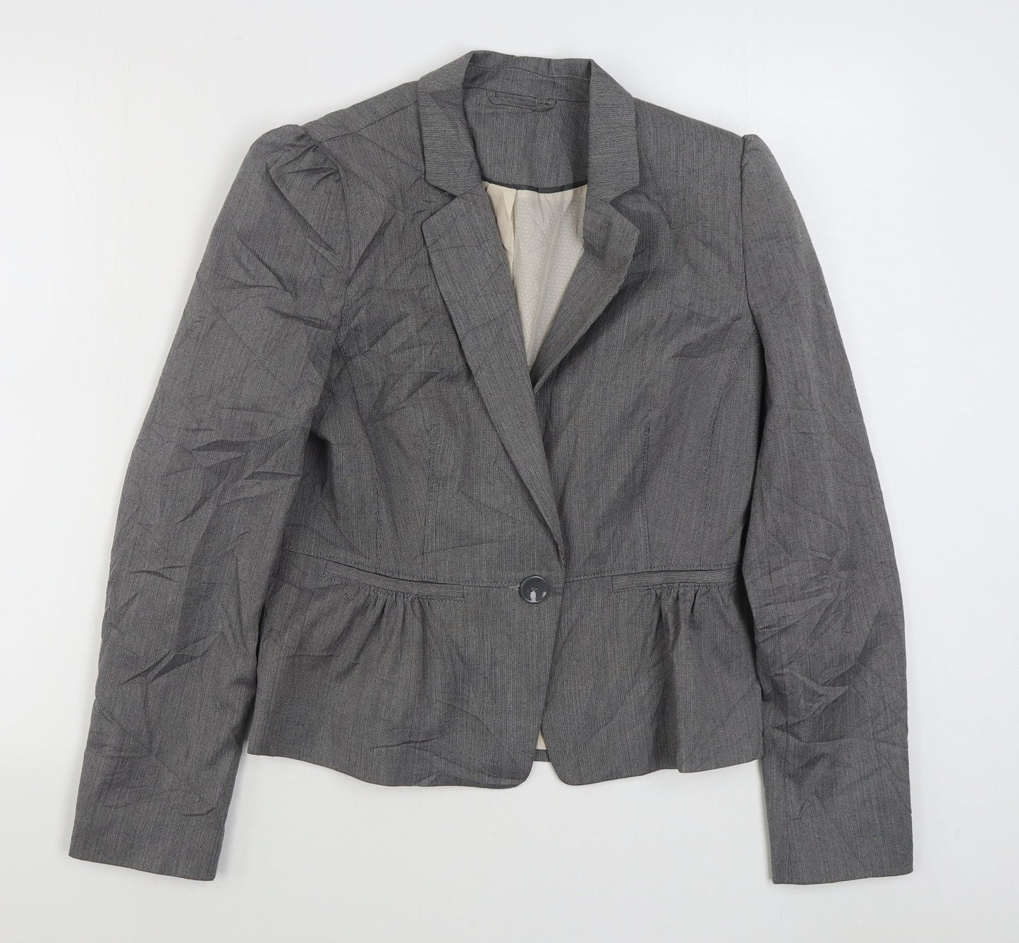 Womens UK Size 12 New Look Grey Jacket