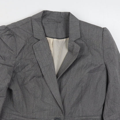 Womens UK Size 12 New Look Grey Jacket