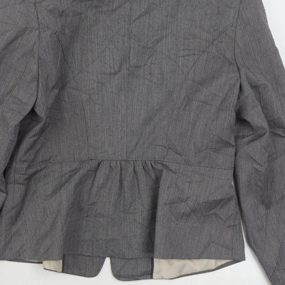 Womens UK Size 12 New Look Grey Jacket
