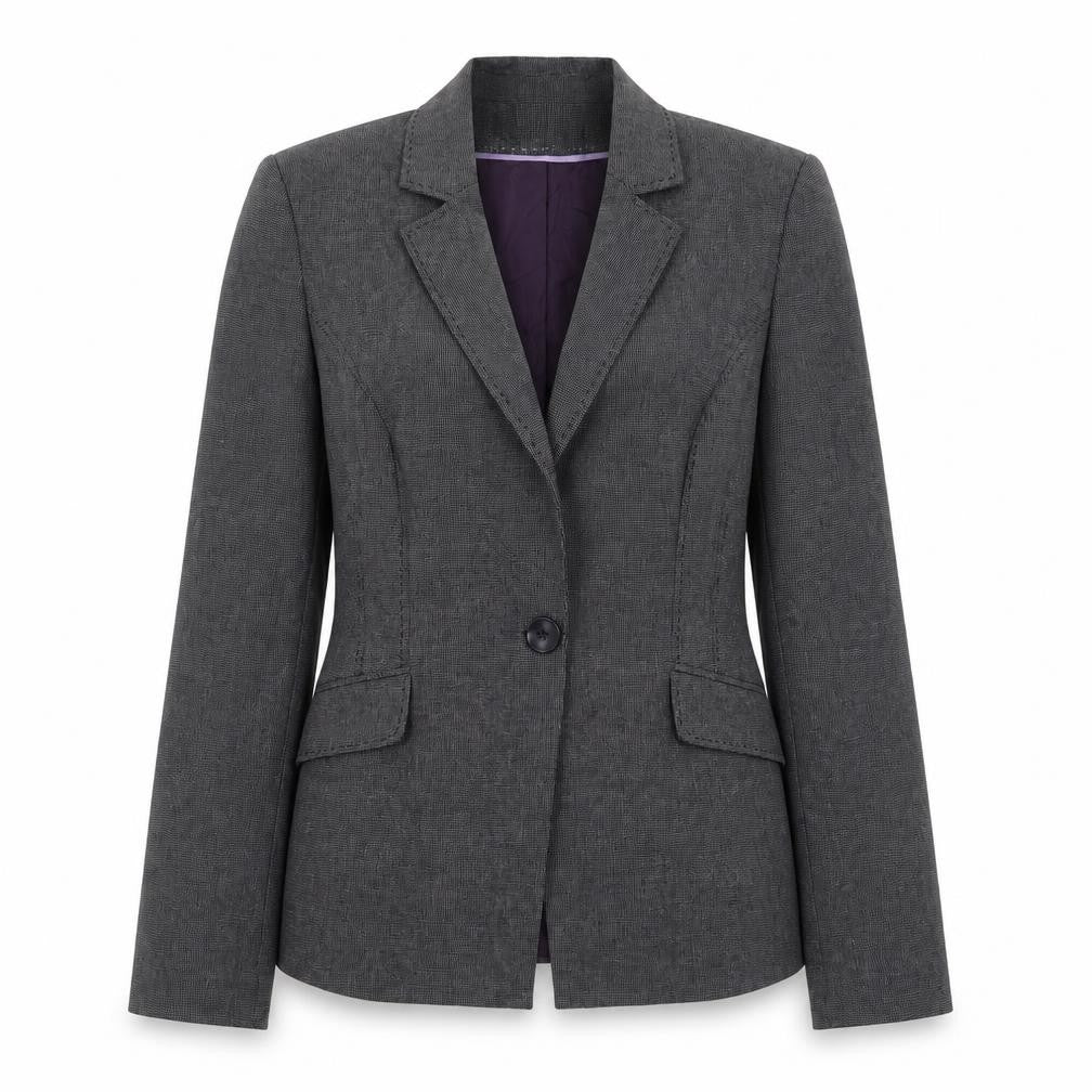 Atmosphere Womens Grey   Jacket Blazer Size 12  Button