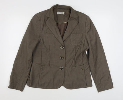 Womens UK Size 10 Gelco Brown Jacket