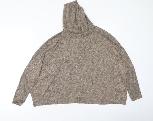 Womens UK Size 8 New Look Brown Pullover Jumper