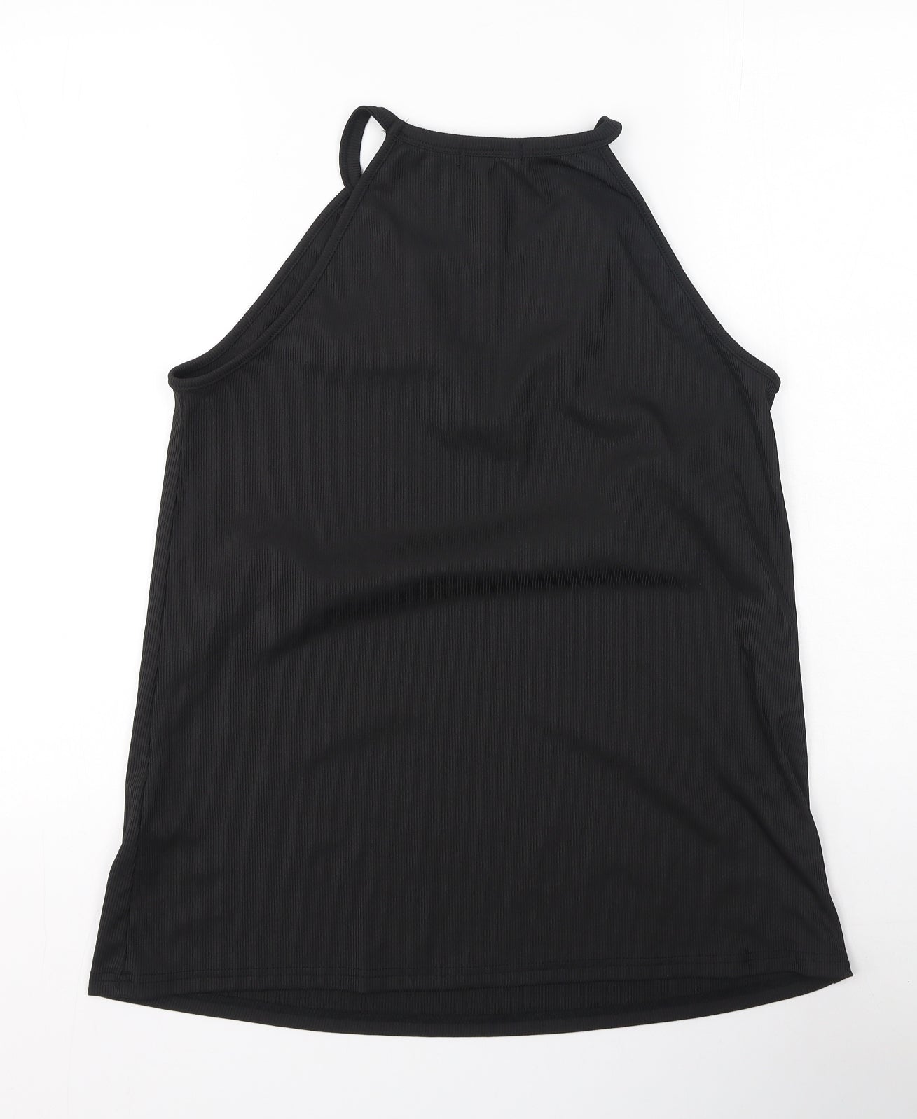SheIn Womens Black  Polyester Camisole Tank Size L Halter