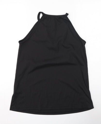 SheIn Womens Black  Polyester Camisole Tank Size L Halter