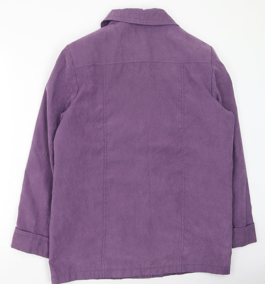 Womens UK Size 14 EWM Purple Jacket