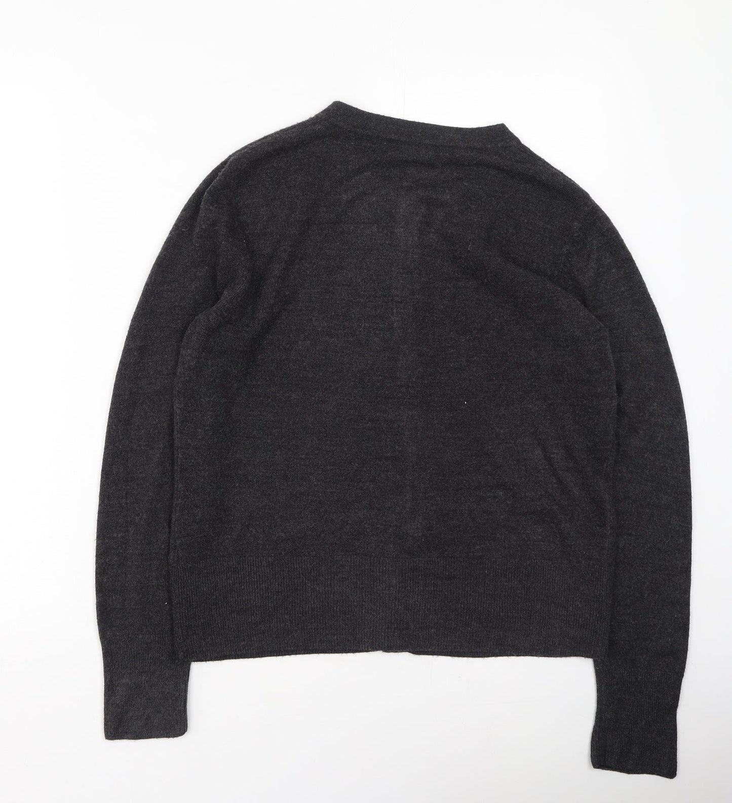 Womens UK Size 16 South Grey Cardigan Jumper
