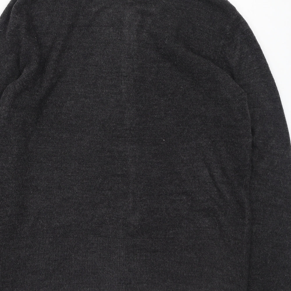 Womens UK Size 16 South Grey Cardigan Jumper