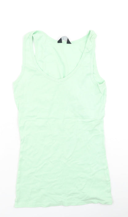 Womens UK Size 12 Dorothy Perkins Green Camisole Tank