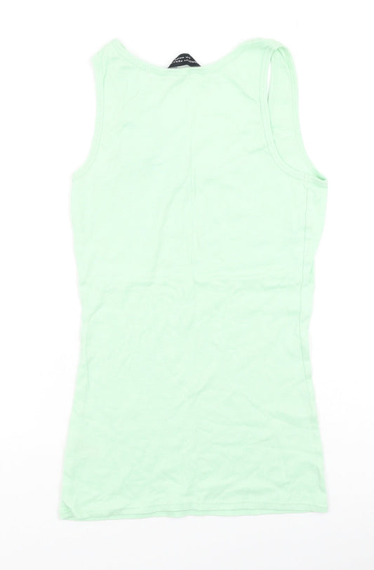 Womens UK Size 12 Dorothy Perkins Green Camisole Tank