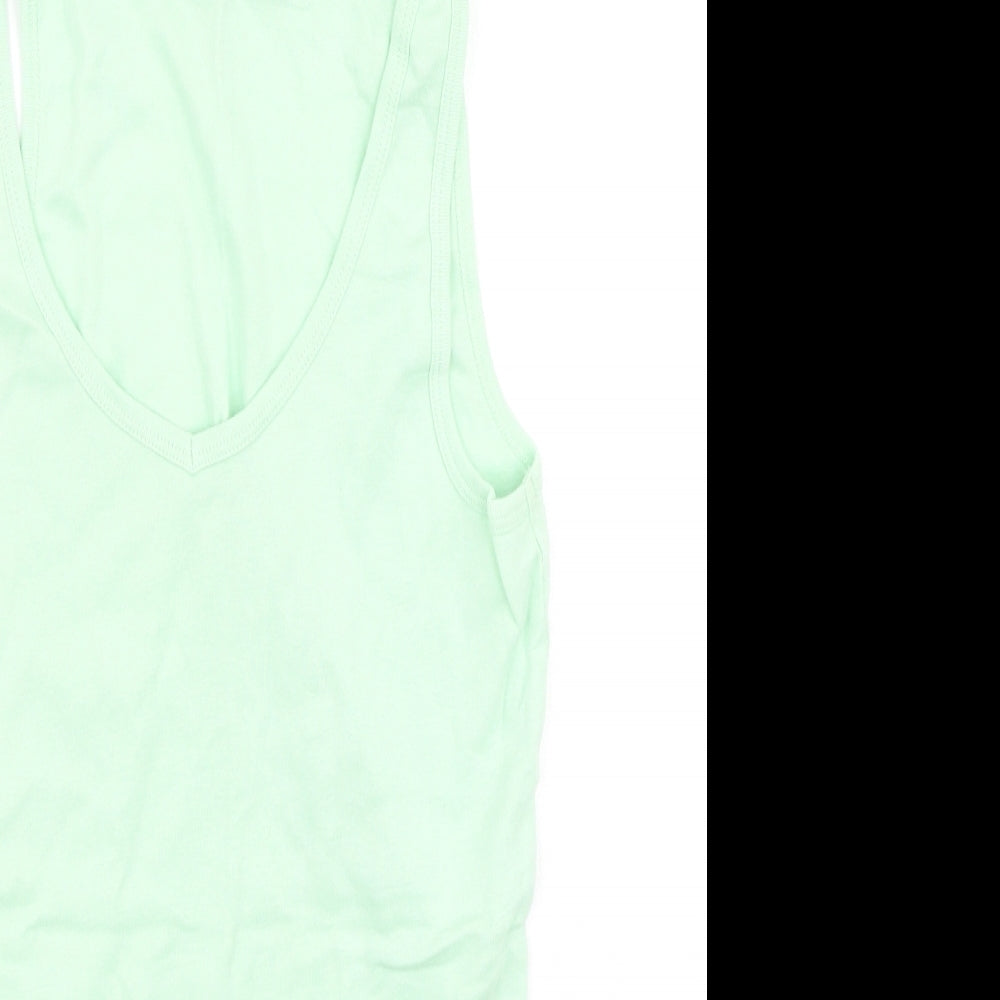 Womens UK Size 12 Dorothy Perkins Green Camisole Tank