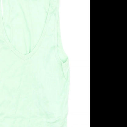 Womens UK Size 12 Dorothy Perkins Green Camisole Tank