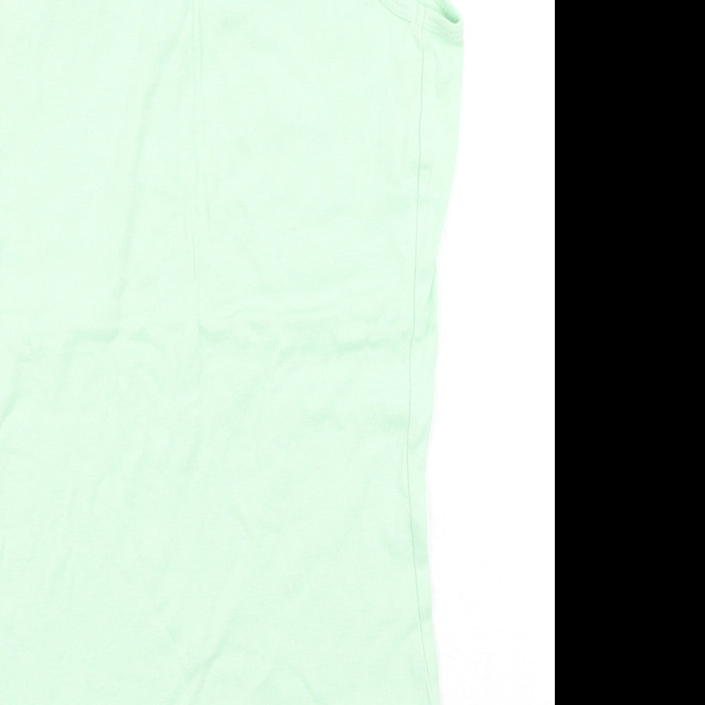 Womens UK Size 12 Dorothy Perkins Green Camisole Tank