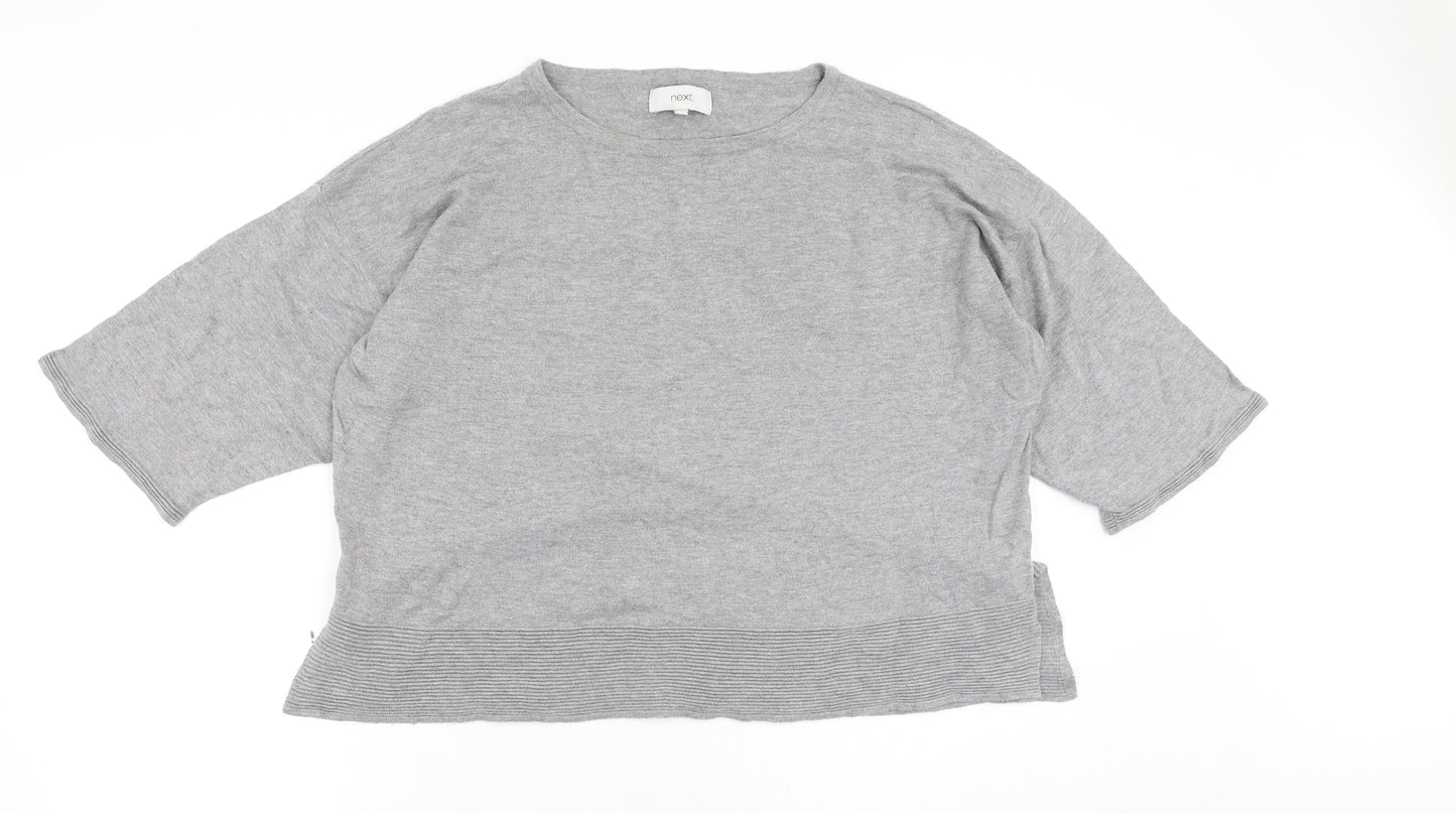 Womens UK Size 16 NEXT Grey Pullover Jumper