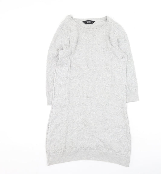 Womens UK Size 10 Dorothy Perkins Grey Pullover Jumper