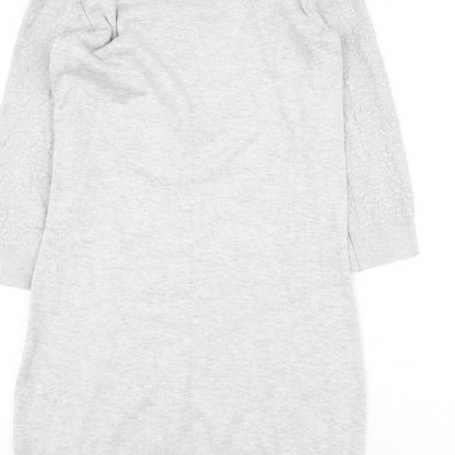 Womens UK Size 10 Dorothy Perkins Grey Pullover Jumper