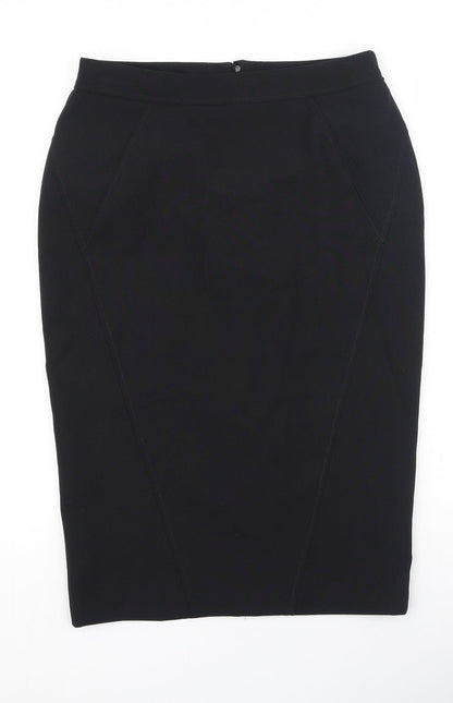 Primark  Womens Black  Polyester A-Line Skirt Size 10