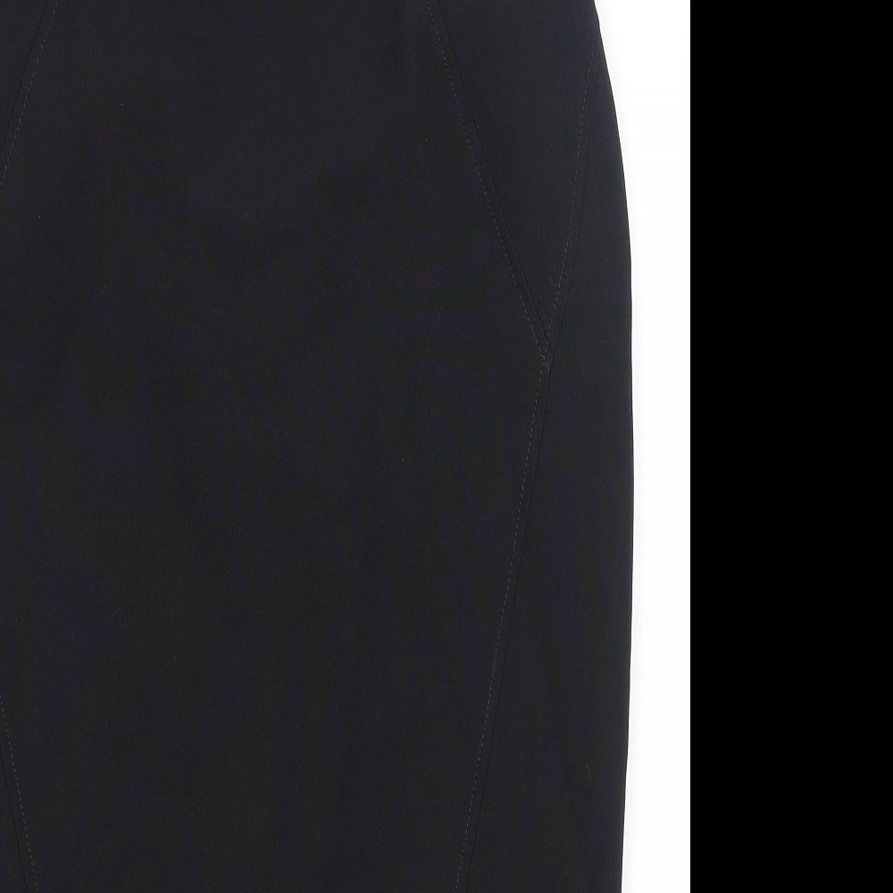 Primark  Womens Black  Polyester A-Line Skirt Size 10