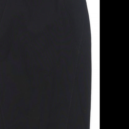 Primark  Womens Black  Polyester A-Line Skirt Size 10