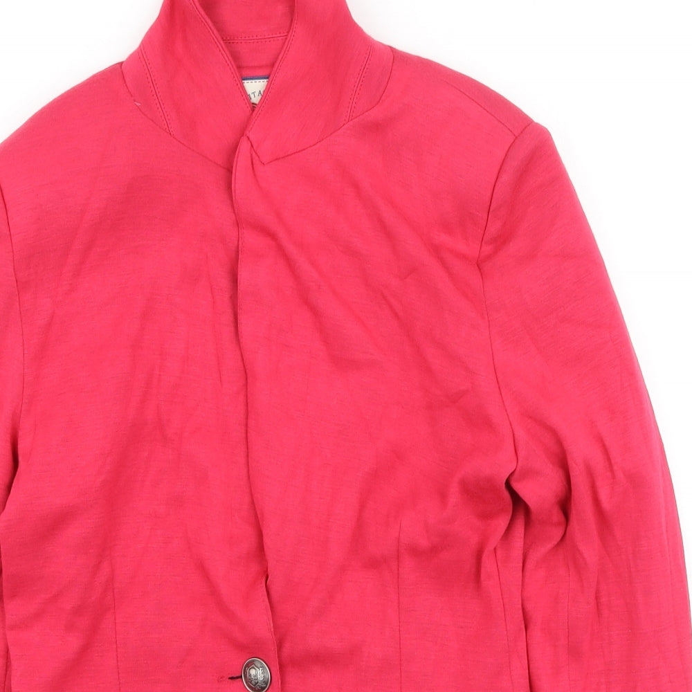 Womens UK Size 10 Preworn Pink Jacket