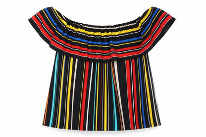 Womens UK Size 16 Marks and Spencer Multicoloured Basic Blouse