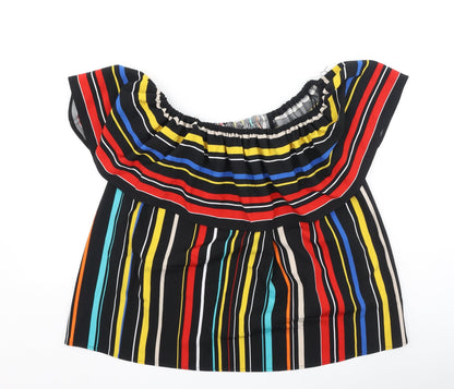 Womens UK Size 16 Marks and Spencer Multicoloured Basic Blouse