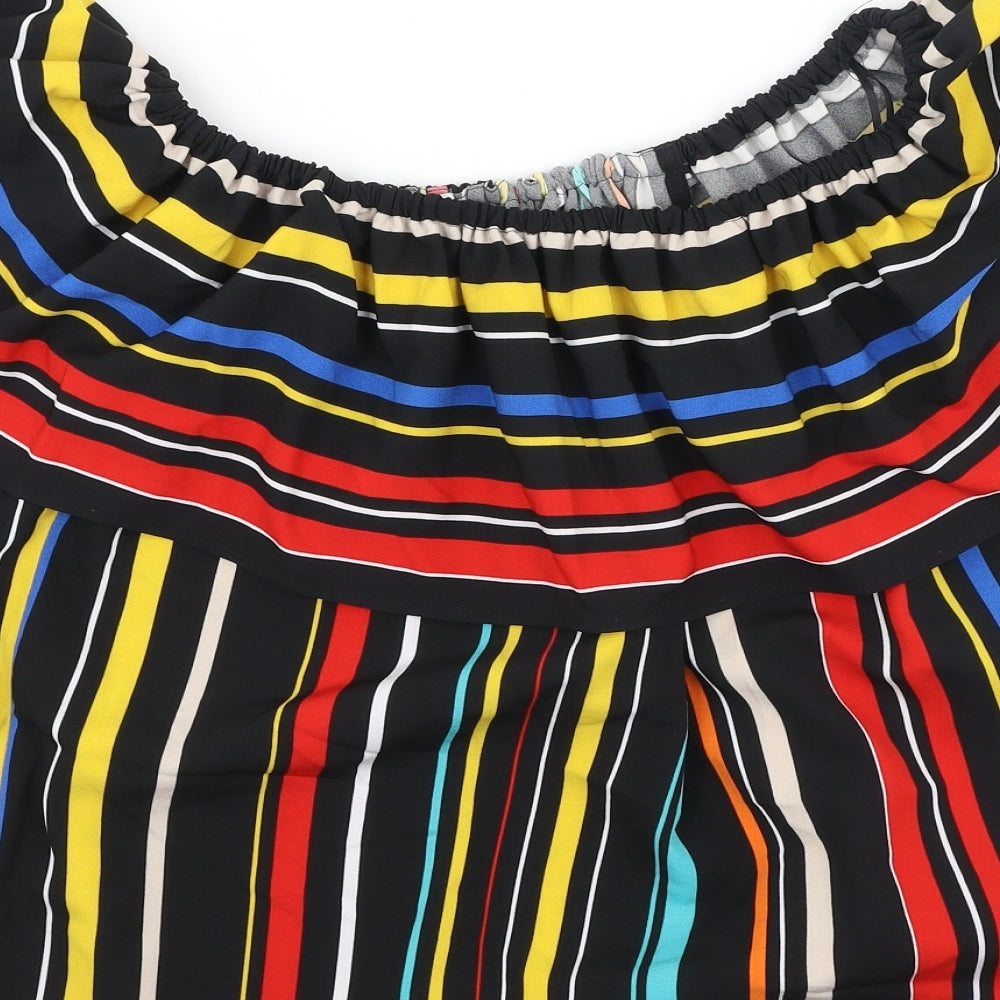 Womens UK Size 16 Marks and Spencer Multicoloured Basic Blouse