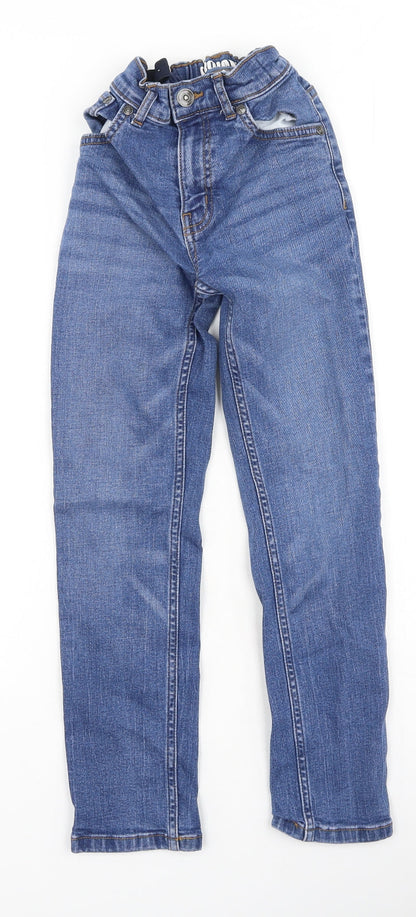 TU Girls Blue  Cotton Skinny Jeans Size 9 Months  Regular