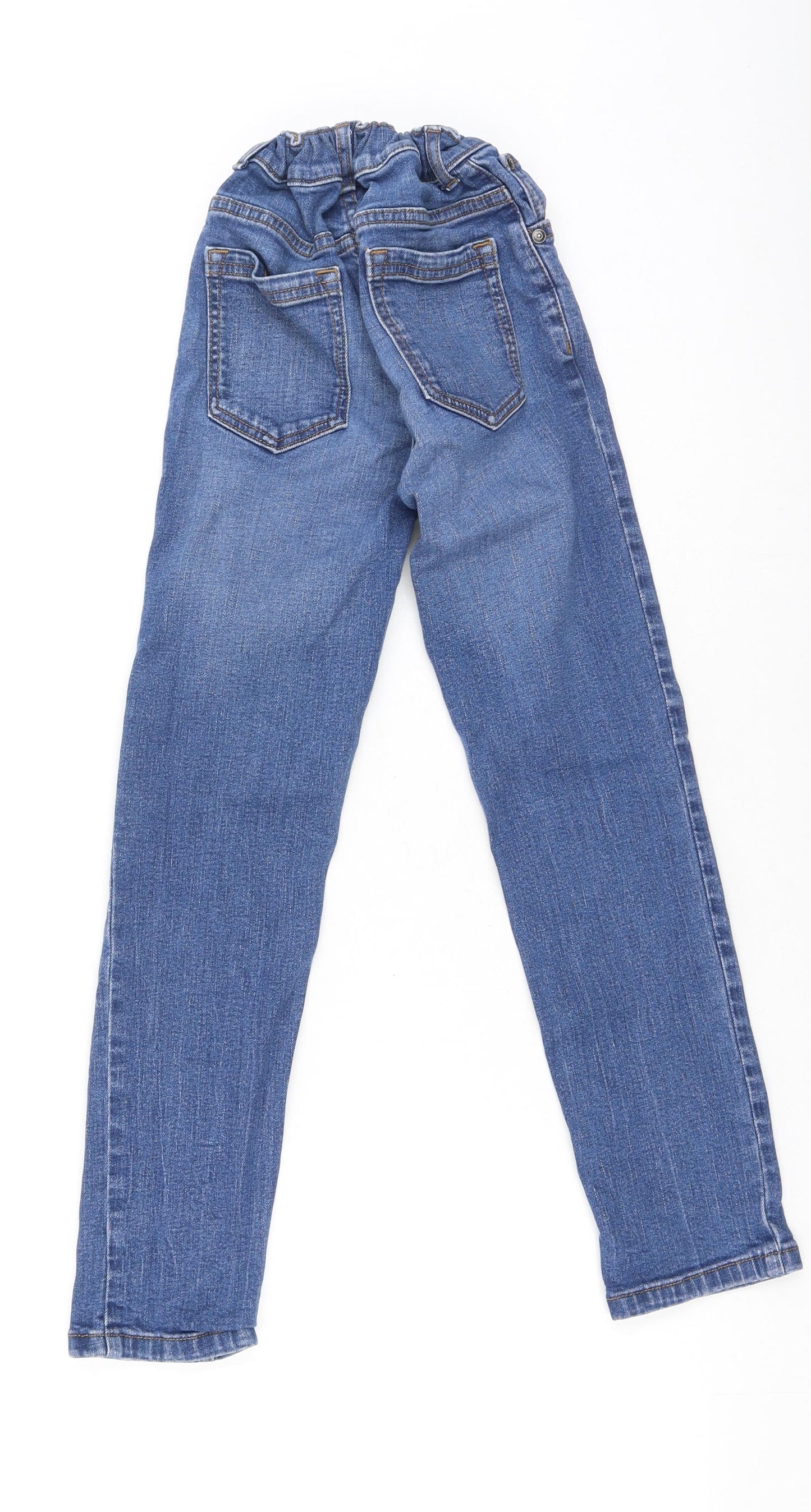 TU Girls Blue  Cotton Skinny Jeans Size 9 Months  Regular