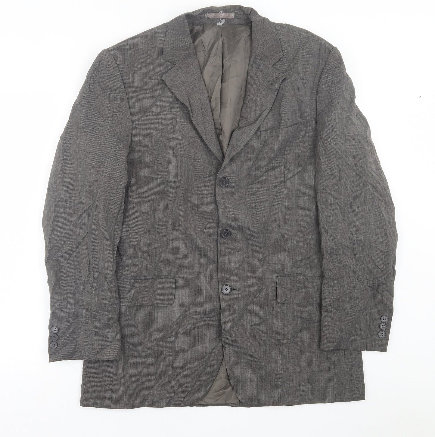 Mens UK Size 40 Marks and Spencer Regular Grey Suit Jacket