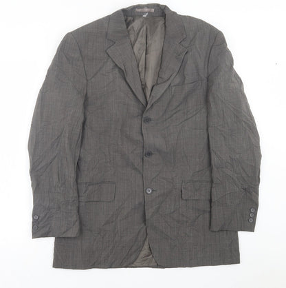 Mens UK Size 40 Marks and Spencer Regular Grey Suit Jacket