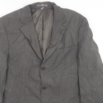 Mens UK Size 40 Marks and Spencer Regular Grey Suit Jacket