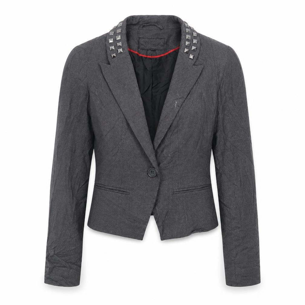 Womens UK Size 8 H&M Grey Jacket