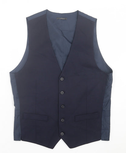 Mens UK Size S Marks and Spencer Regular Blue Suit Jacket