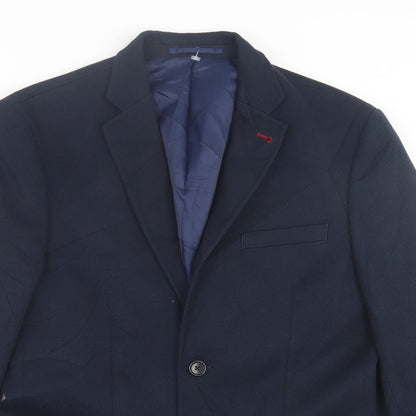 Mens UK Size 36 Burton Regular Blue Suit Jacket