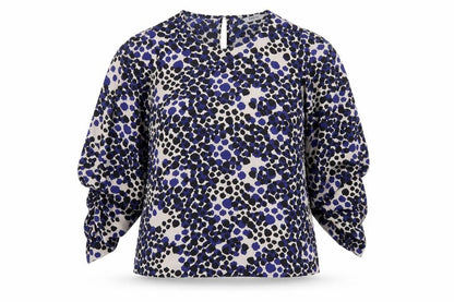 Womens UK Size 12 Soon Blue Basic Blouse