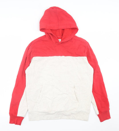 Mens UK Size S Gap Red Pullover Hoodie