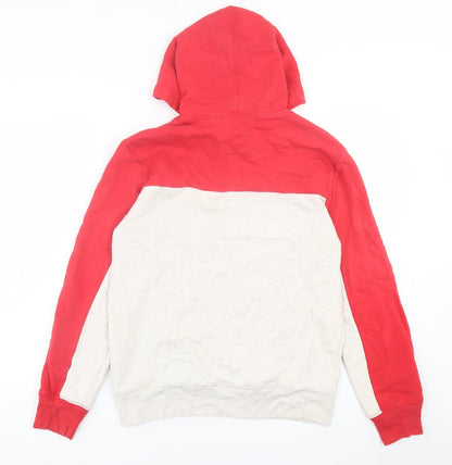 Mens UK Size S Gap Red Pullover Hoodie