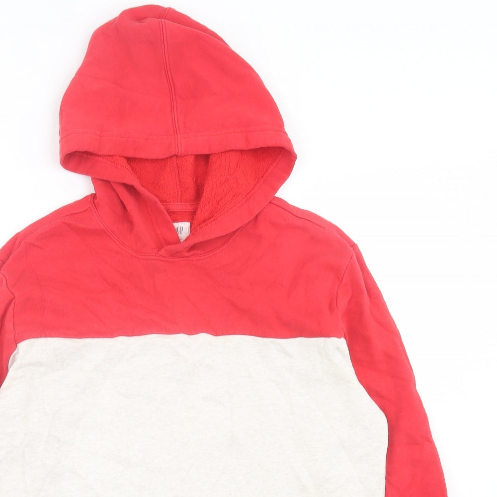 Mens UK Size S Gap Red Pullover Hoodie