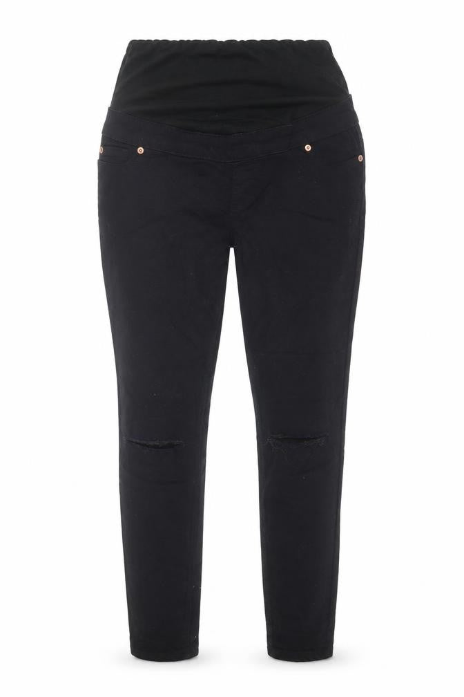 New Look Womens Black  Cotton Skinny Jeans Size 8 L28 in Regular