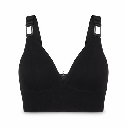 Topshop Womens Black  Polyester Cropped Tank Size 4 V-Neck