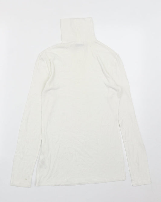 Womens UK Size 10 Matalan White Pullover Jumper