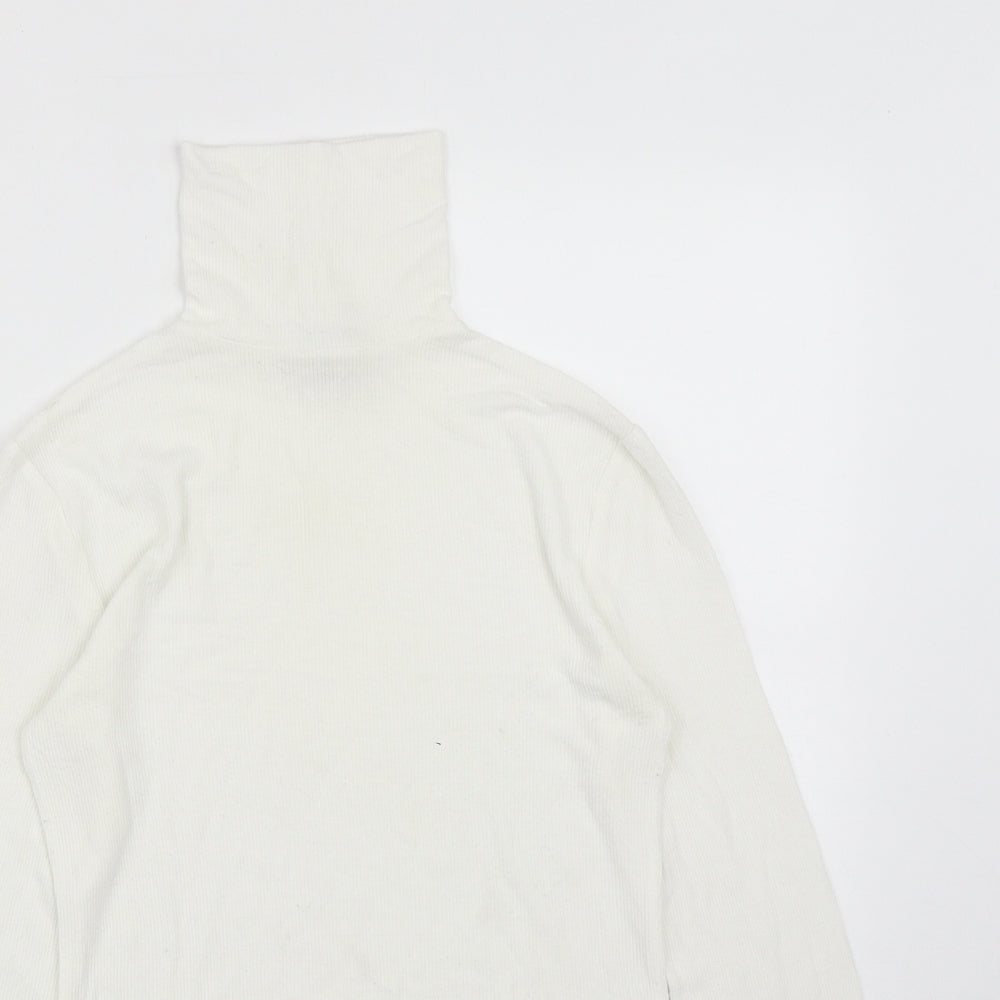 Womens UK Size 10 Matalan White Pullover Jumper