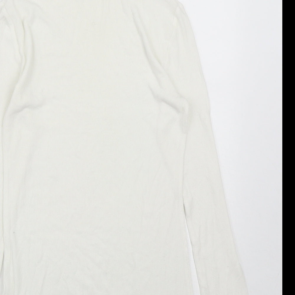 Womens UK Size 10 Matalan White Pullover Jumper