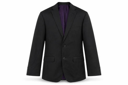 F&F Mens Black  Polyester Jacket Suit Jacket Size 42