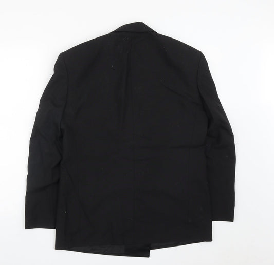 Mens UK Size 38 Marks and Spencer Regular Black Suit Jacket