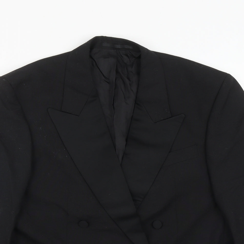 Mens UK Size 38 Marks and Spencer Regular Black Suit Jacket