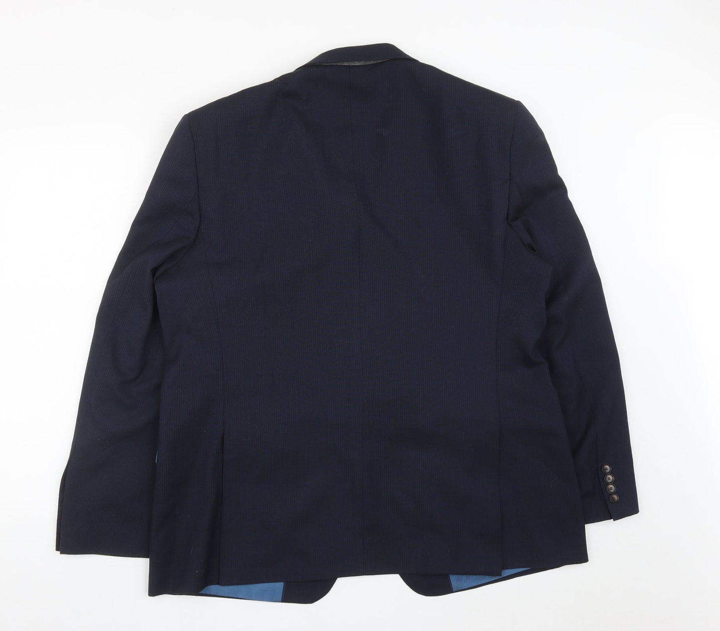 Mens UK Size 44 Marks and Spencer Regular Blue Suit Jacket