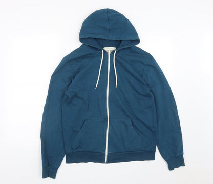 Mens UK Size  River Island Green Full Zip Hoodie