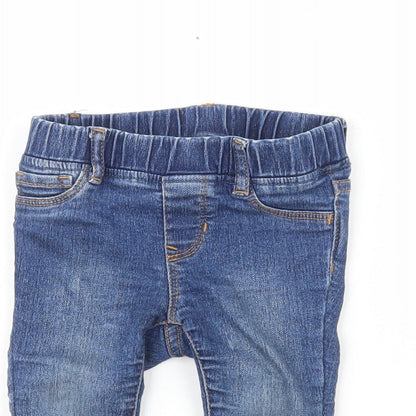 Gap Boys Blue  Polyester Cargo Jeans Size 6-9 Months